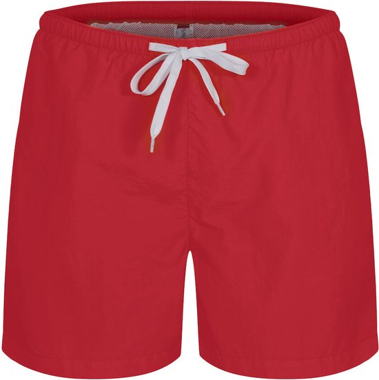 Clique unisex korte broek Venice - Rood - Maat L