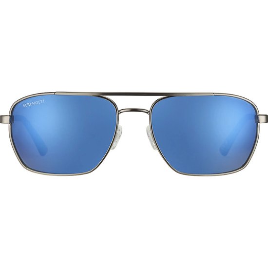 Serengeti Ansel - SS600004 - Shiny Gunmetal - Mineral Polarized Blue van Merkloos — afbeelding 3