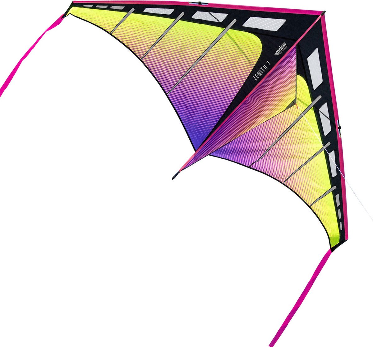 Eenlijnsvlieger Prism Zenith 7 Plasma 7ZENM Violet Geel 213 x 127 cm