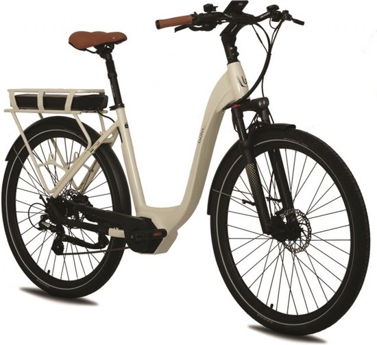 DKR2 Bella 28 Inch E-bike H46 8 Speed Cream