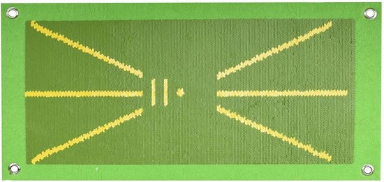 Golf Swing Practice Mat Met Oefenballen en Golf Net - Chipping Net- Divot mat - Golf mat - Impact chipping mat - Golf accessoire voor Indoor & outdoor Training - Golf swing trainer - Golf Trainingsmateriaal-Golf Spullen van Merkloos — afbeelding 2