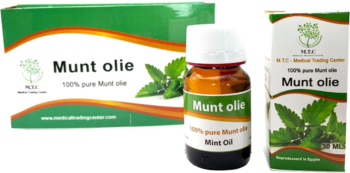 Goedkoopste 100 Pepermuntolie - 30 ml - Etherische Olie - 12 stuks - Doos