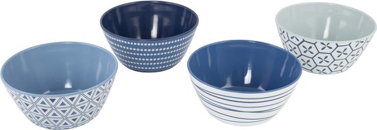 Bo-Camp - Servies - Mix & Match- 16 Stuks - Blauw van Bo-Camp — afbeelding 3