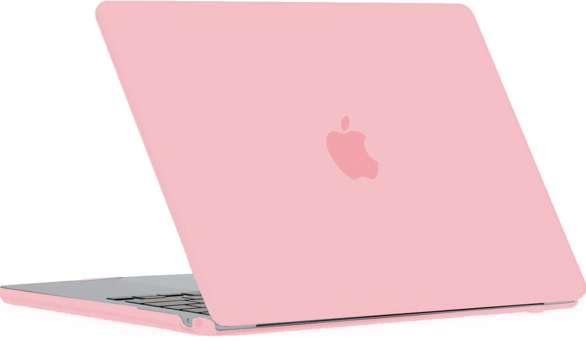 Mobigear Laptophoes geschikt voor Apple MacBook Air 15 Inch (2023-2024) Hoes Hardshell Laptopcover MacBook Case | Mobigear Glossy - Roze - Model A2941