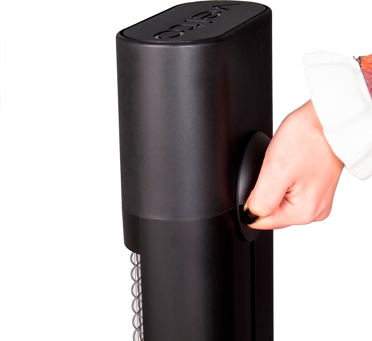 Veito CH1800 RE NOIR - Energiezuinige hoge capaciteit Carbon Infrarood Verwarming - Elektrische Kachel - Heater - Elektrisch - Staand - In hoogte verstelbaar - 3 warmtestanden regelbaar - incl. afstandbediening - 1700W – foto 4