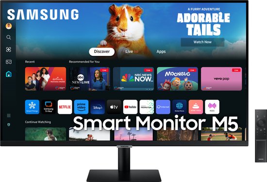 Foto: Samsung smart m5 ls27dm502euxen full hd va paneel 27 inch