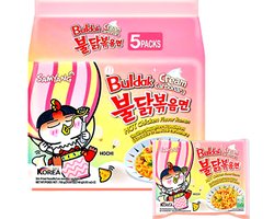 Samyang Buldak Cream Carbonara noodles 5 pack