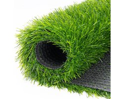 Tapiso Kunstgras Grastapijt Canyoo Groen 30 mm Gras voor Balkon Tuin Terras Maat- 133x100