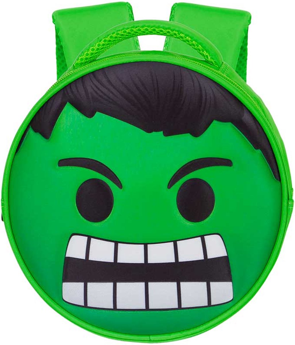 Karactermania - Marvel Hulk Send-Emoji Rugzak - Backpack - Groen