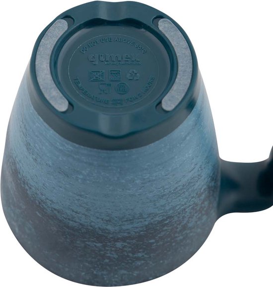 Gimex Stone Line Mok - Donkerblauw - 300 ml - 4 Stuks van GIM — afbeelding 2