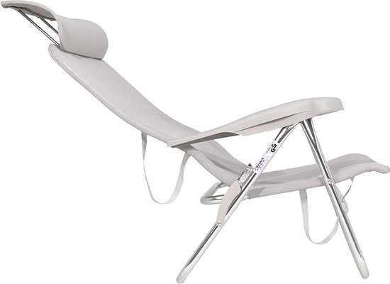 Crespo - Strandstoel - AL/205 - Compact - Licht grijs van Crespo — afbeelding 5