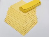 10 gele brillendoekjes / microvezeldoekjes van hoge kwaliteit / zonnebrildoekjes / doekje / geel / Aland optiek / Chiffons de Nettoyage, Lot de 10, en Microfibre Surchoix pour Lentilles, Lunettes, Ecrans, Tablettes, Glasse / luiers / microvezel
