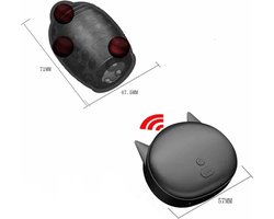 Dop Vibrator - Penis - Eikel - Oprekbaar - Masturbator - incl afstandsbediening en oplader