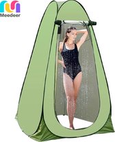 Zomer uitverkoop！Douchetent-Pop-up omkleedtent-Toilettenten-buitenbadtent 1-2 personen-Draagbare Douchetent-toilettent-enkellaags Oxford-doek-automatische snelheidsopening - voor douchevissen, 2people - (Kleur :Groen)