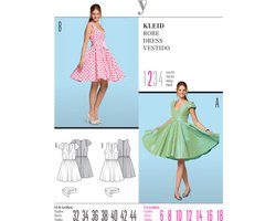 Burda Naaipatroon 7556 - Jurk in variaties