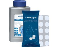 Ontkalker + reinigingstabletten voor Philips, Jura, Delonghi, Senseo, Saeco, Nespresso, Miele