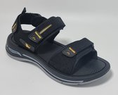Reewalk® - Heren Sandalen – Sandalen voor Heren – Licht Gewicht Sandalen - Comfortabel Memory Foam Voetbed – Zwart – Maat 40