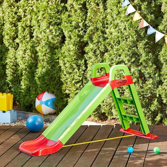 Jamara Toboggan Funny Slide Rouge – Pour Enfants Dès 1 An – Large, Antidérapant, Stable – Intérieur/extérieur – 4 Kg
