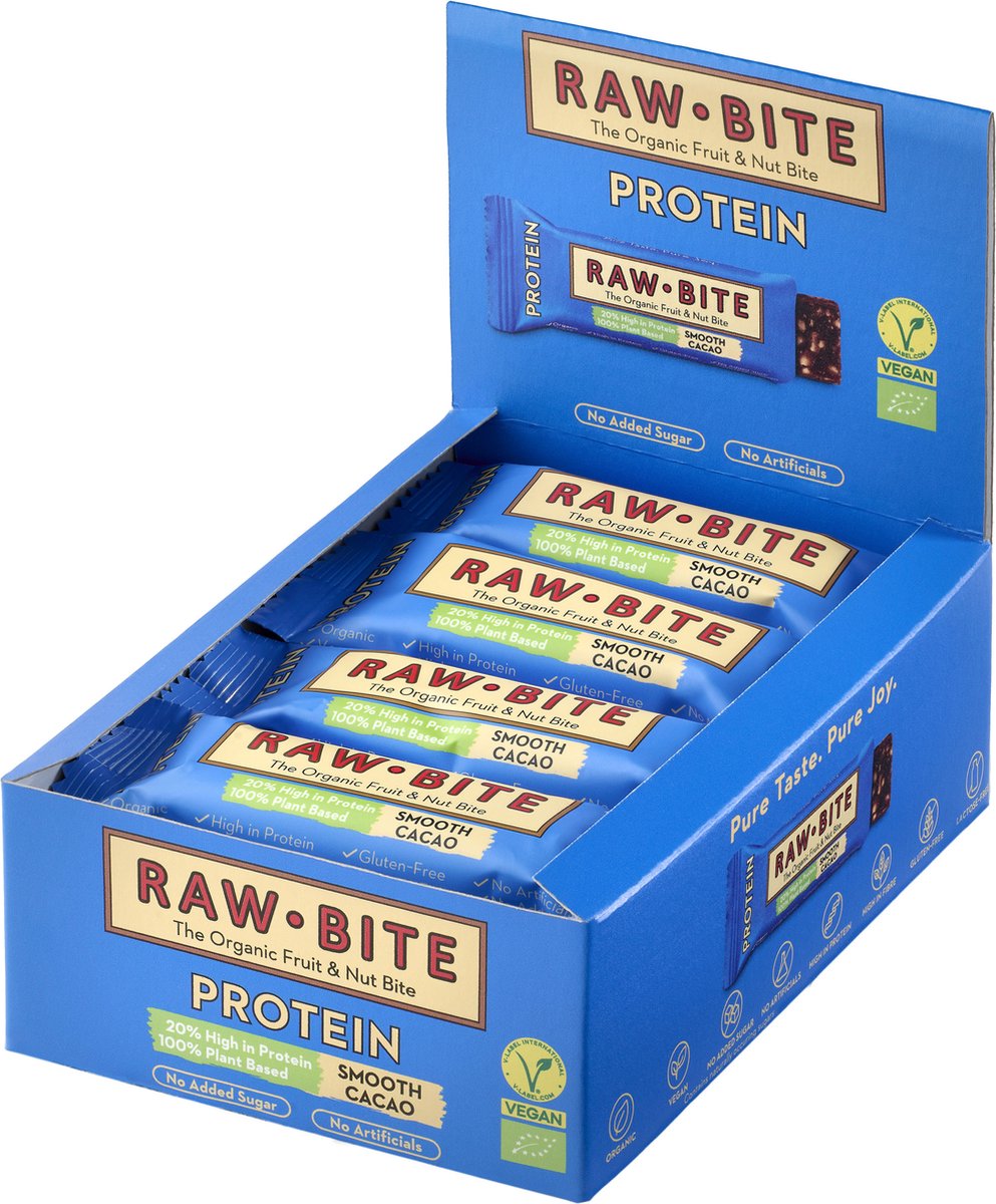 Goedkoopste Raw-Bite Smooth Cacao 12 stuks