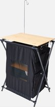 Froyak campingkast | Opvouwbaar en compact | Met planken gemaakt van bamboe | 60 x 46 x 85 cm