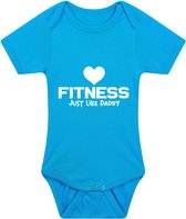 Love Fitness just like daddy Jongens Rompertje - romper - baby - babykleding - babyrompertje - kado - cadeau