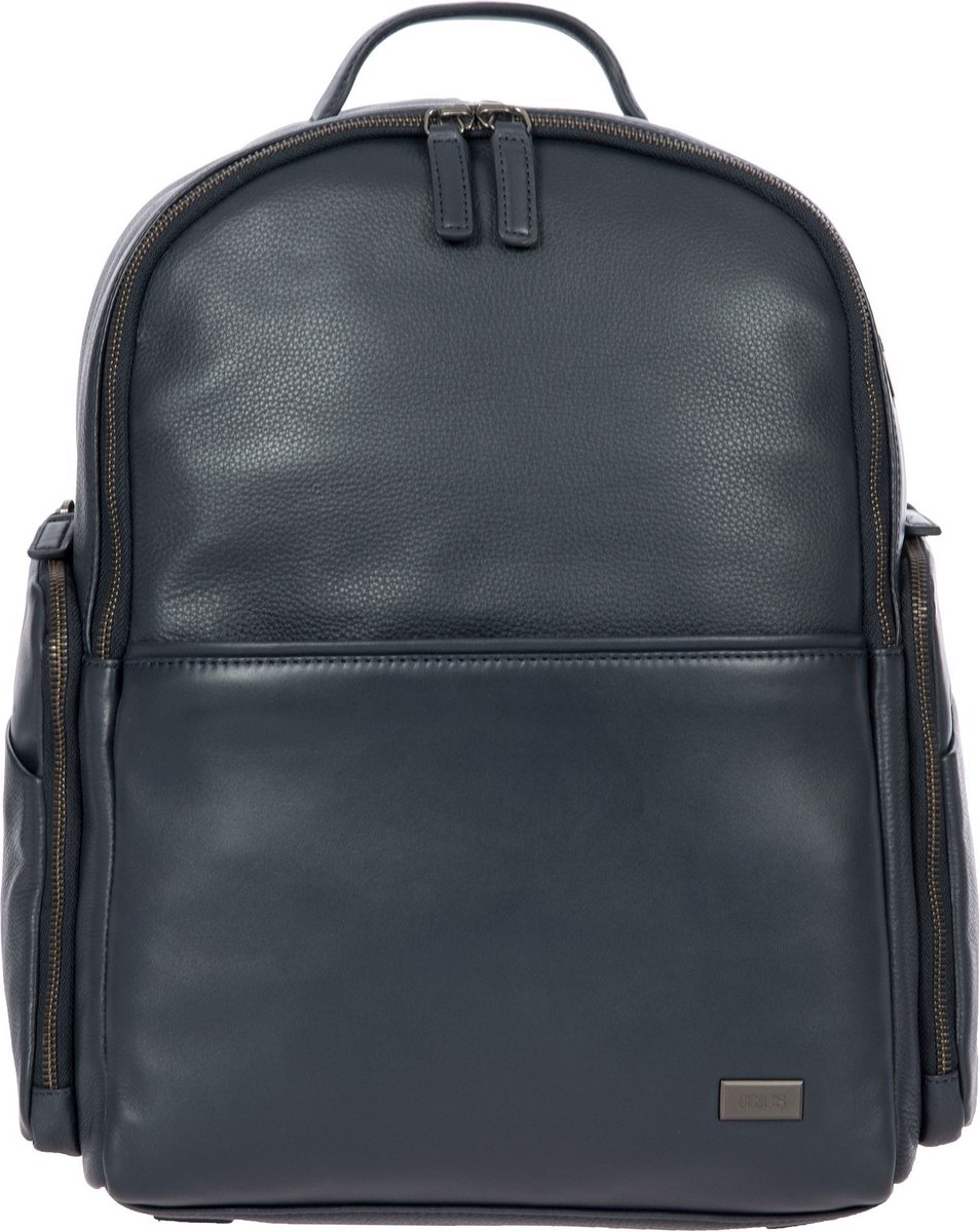BRIC'S Laptop rugzak Rugzak met laptopvak Torino Business Backpack Navy Donkerblauw