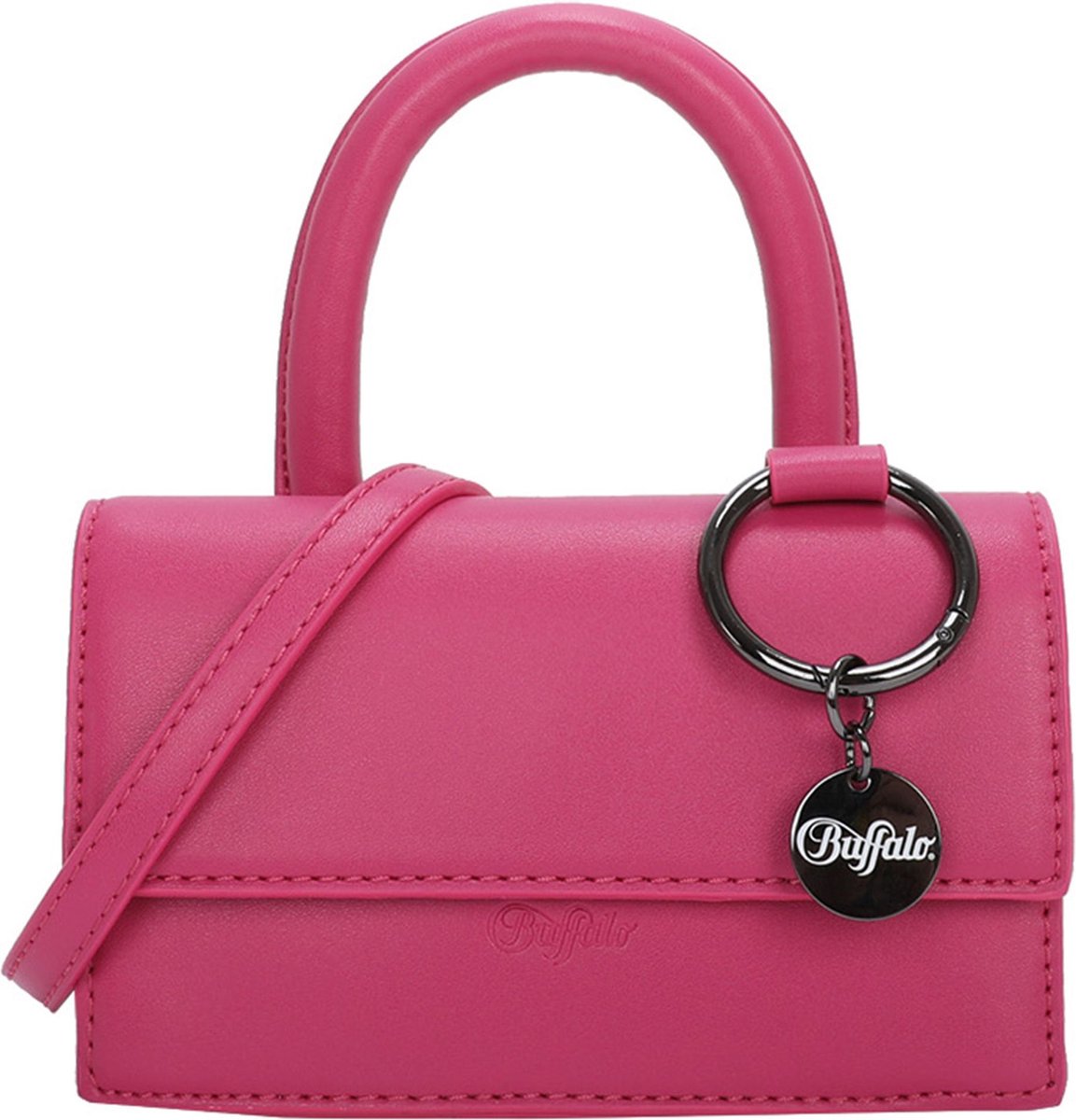 BUFFALO Handtas Schoudertas Muse Clap02 Crossbody Bag Hot Pink Roze
