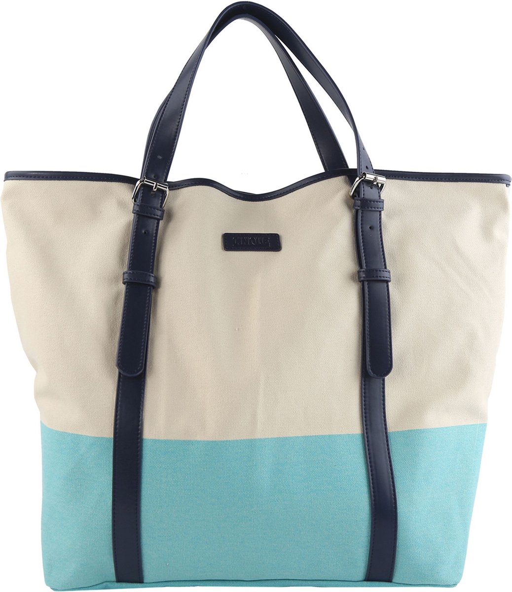 CINQUE Schoudertas Alberta Shopper Cream-White / Turqu Crème