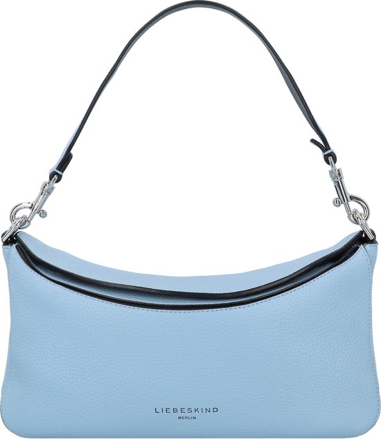LIEBESKIND BERLIN Cuir Sac à épaule Alessa 3 Pebble Shoulder Bag Breath Bleu clair