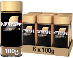 Nescafé Gold Espresso oploskoffie - 6 potten x 100g