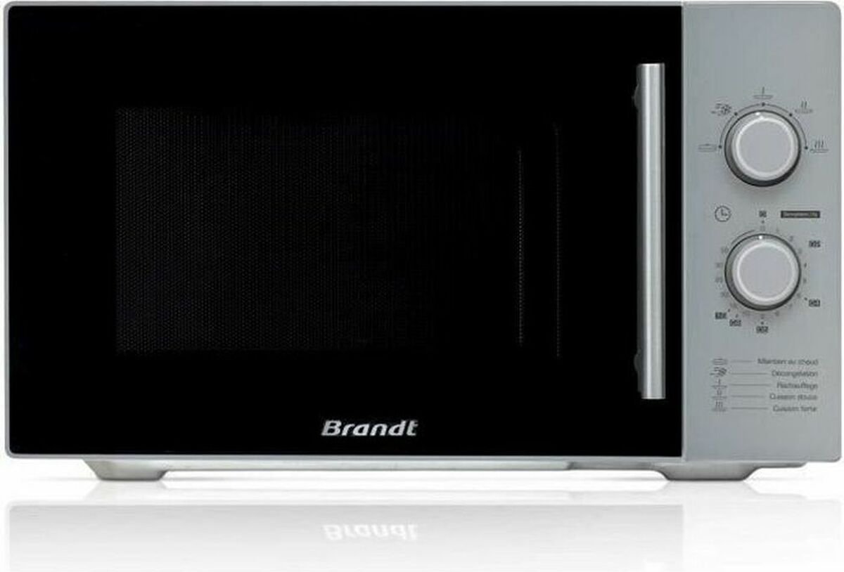Brandt SM2602S Aanrechtblad 26l 900W Zwart, Zilver magnetron