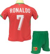 Cristiano Ronaldo CR7 Portugal Tenue - Voetbal Shirt + broekje set - EK/WK voetbaltenue - Maat XL