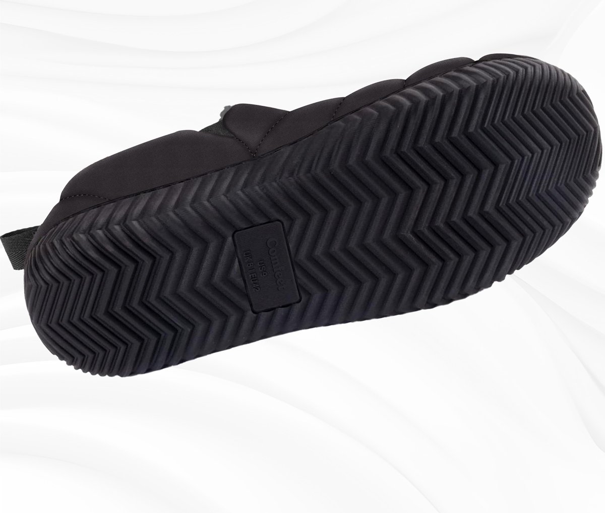 Pantoffels Heren - Sloffen - Zwart - Anti-slip - Maat 44/45 - Comfeet — cadeau in Mode & Accessoires - foto 7