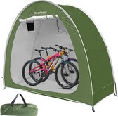 Bol.com Fietstent - Schuurtent Camping - Opbergtent - Groen aanbieding