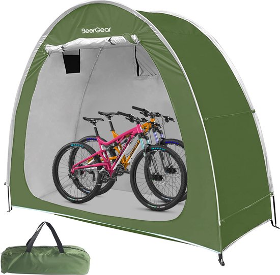 Fietstent - Schuurtent Camping - Opbergtent - Groen