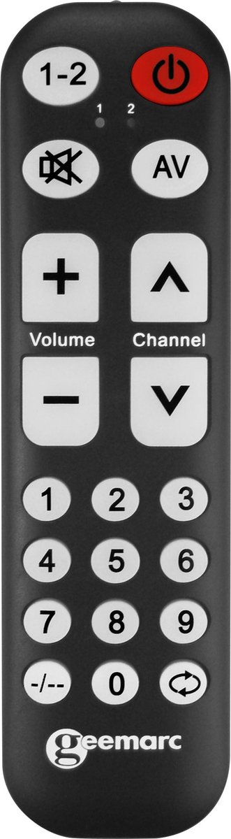 GEEMARC TV10 eenvoudige Universele TV-AFSTANDSBEDIENING