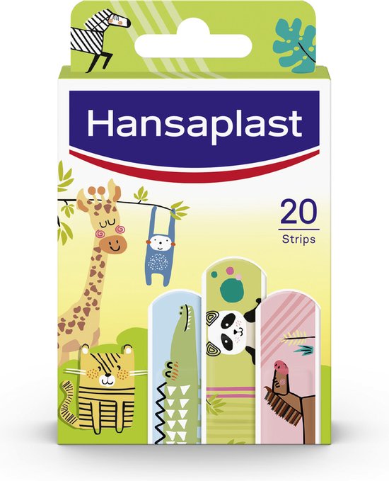 Hansaplast Kids Dieren Pleisters - Wondpleisters - Wondverzorging Kinderen - Kinderpleisters - 20 Stuks
