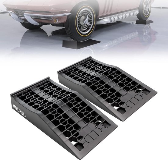 Car Rood Ramp Set van 2 zware lasten autorampen - 5 ton oprijplaat hefplatform ...
