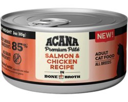 Acana Premium Kattenvoer Pâté Salmon & Chicken - 24 x 85 gr - Voordeelverpakking
