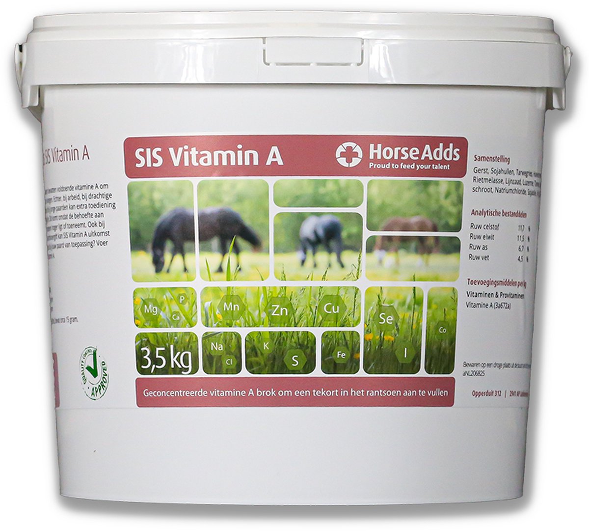 SIS Vitamin A 2 kg - Horse Adds Paardensupplementen