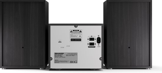 Sharp XL-B517D Home audio-microsysteem Zwart van Sharp — afbeelding 3
