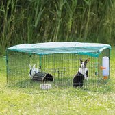 Konijnenren - Konijnenren voor Buiten - Konijnenhok - Konijnen Ren - Konijnenrennen - Konijnenren Binnen - Konijnenren Buiten - Knaagdieren Ren - Konijnen Renkooi