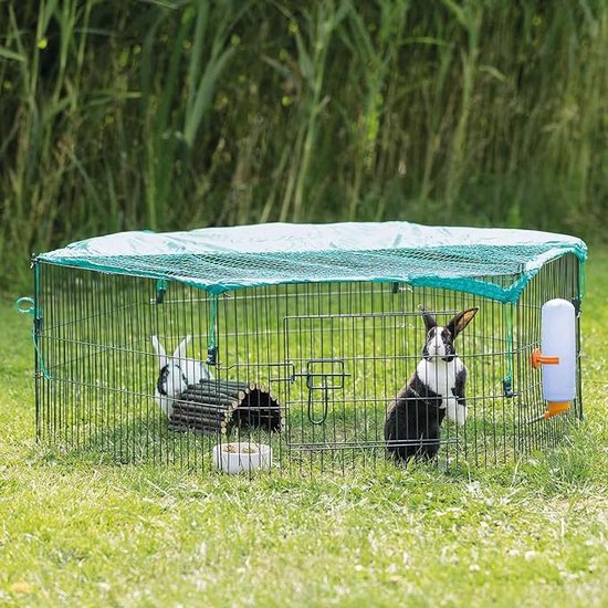 Enclos à lapins - Enclos à lapins extérieur - Clapier à lapins - Enclos à Lapins - Enclos à lapins - Enclos à lapins intérieur - Enclos à lapins extérieur - Enclos à Rongeurs - Cage à Lapins