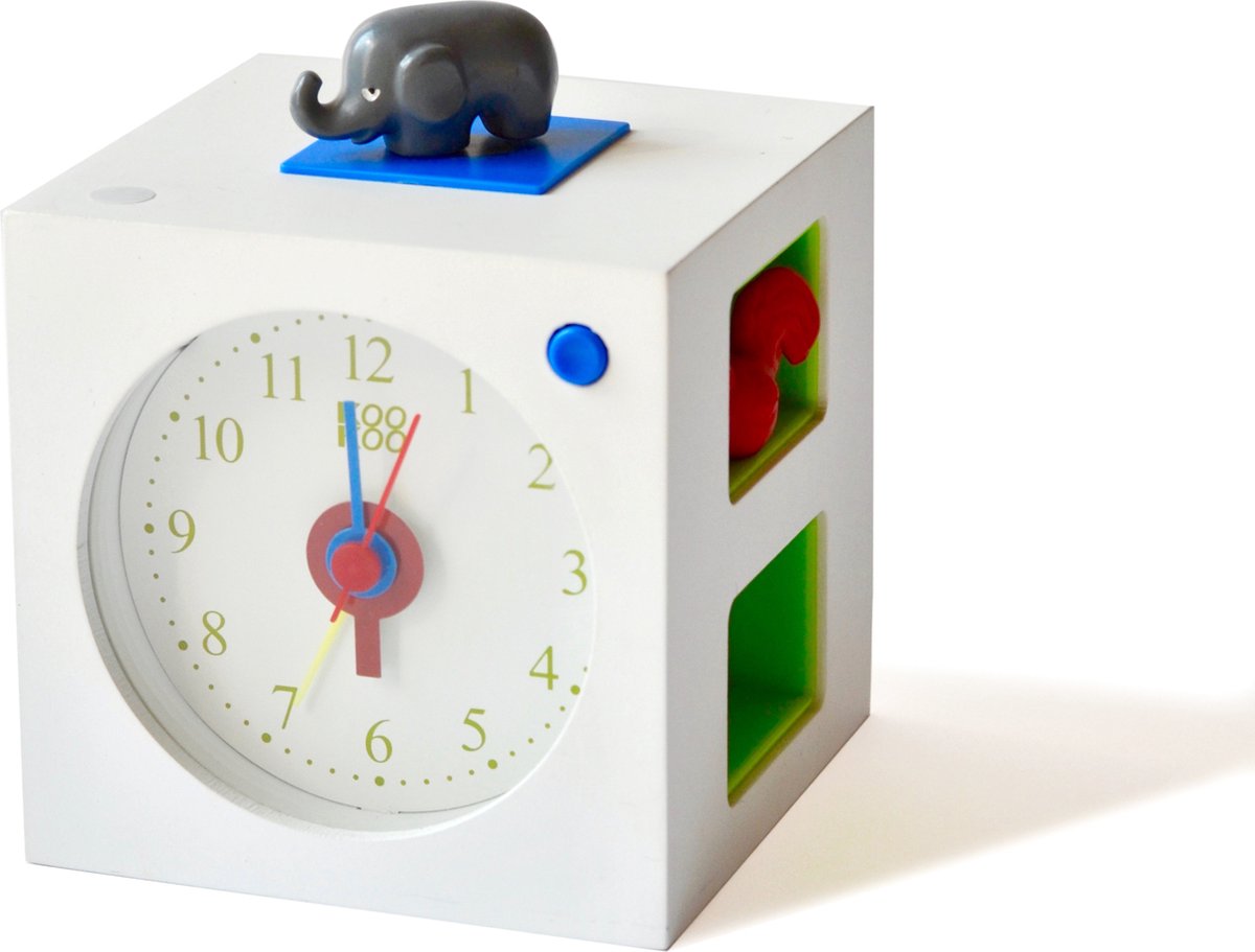 KidsAlarm, kinderwekker met dierengeluiden wit