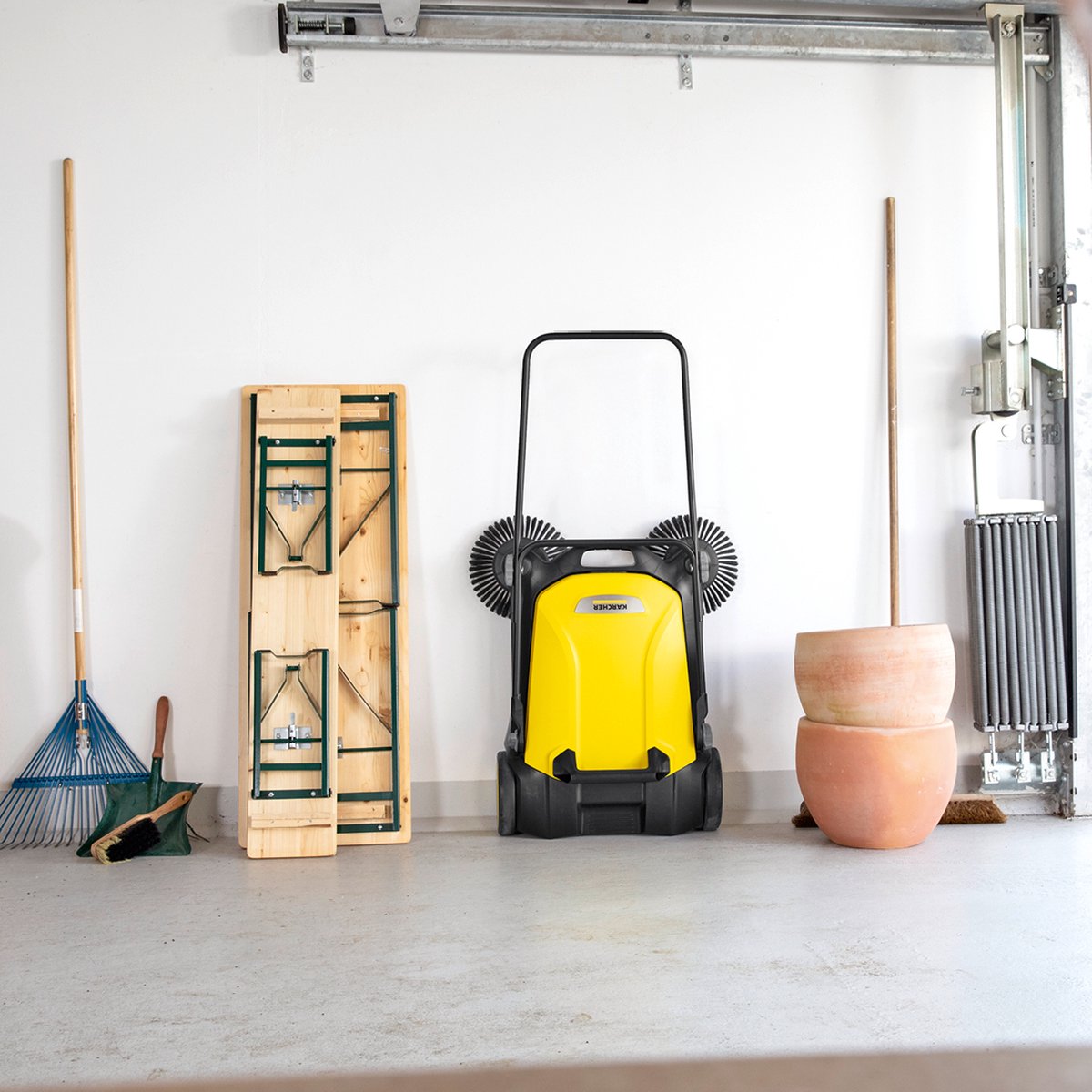 Kärcher S 4 Twin Handveegmachine - Werkbreedte 68 cm - Reservoir 20 liter - Zijborstel 2 stuks — cadeau in Tuin & Klussen - foto 8