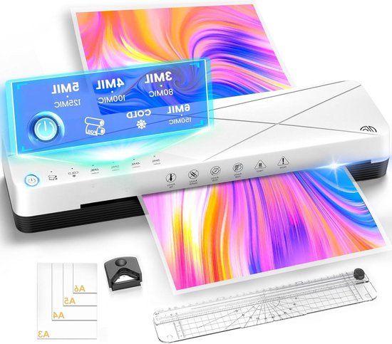 MAXDONE Laminator, A3 Laminator with 6 Lamination Modes, ABS and Auto