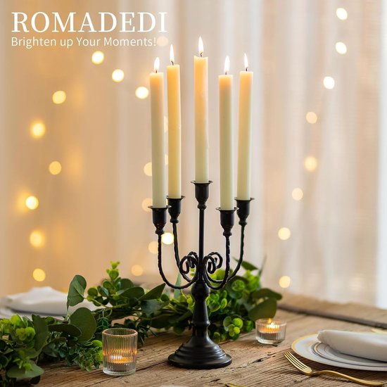 NKlaus Bougeoir 9cm De Haut Laiton Nickelé Chandelier Pour Bougie Ronde