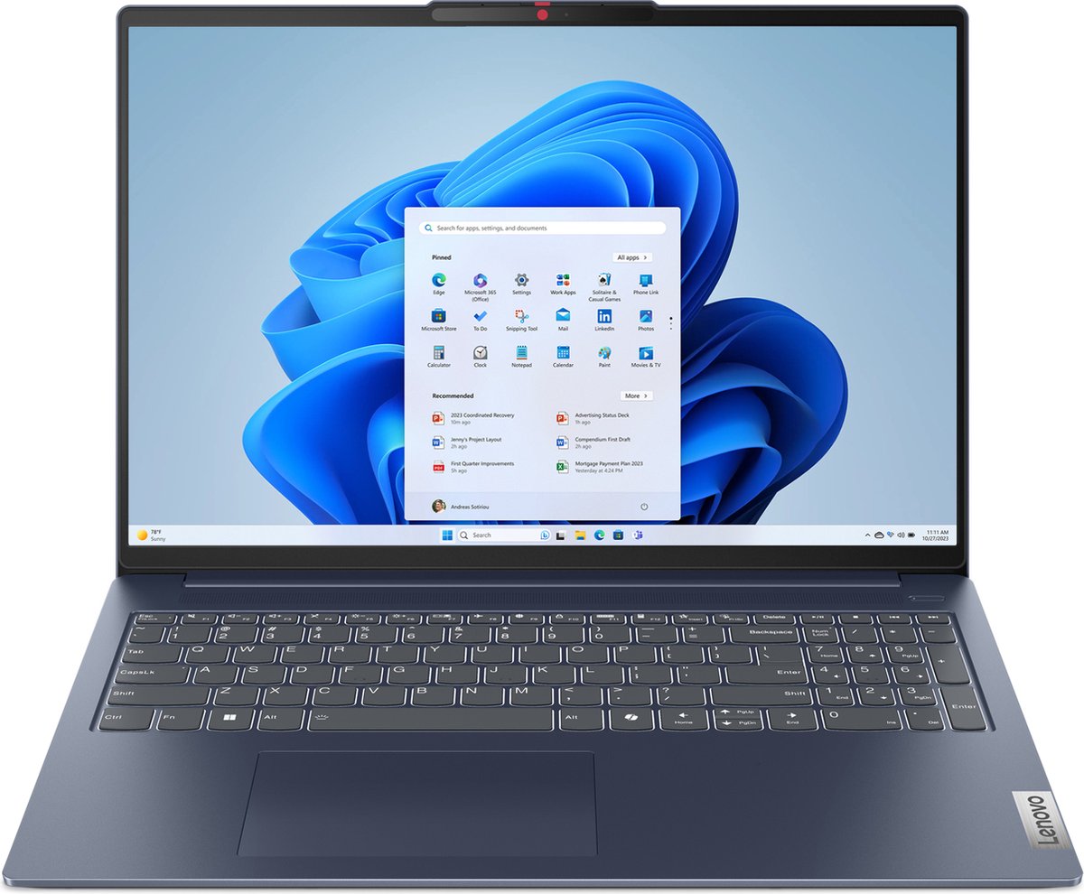 Lenovo IdeaPad Slim 5 16AHP9 - AMD Ryzen 7 - 32 GB RAM - 512 GB