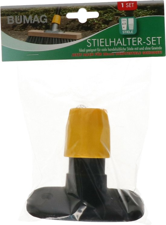 Buemag Universele stokhouder - kunststof - bezemsteelhouder - bezemklem - 28mm - bezemhouder - steelhouder van Buemag — afbeelding 4