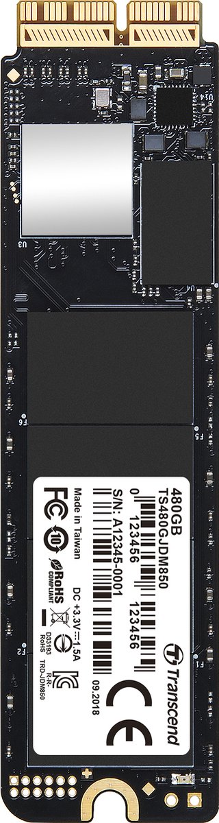 Transcend 480GB JetDrive 850 PCIe SSD for Mac